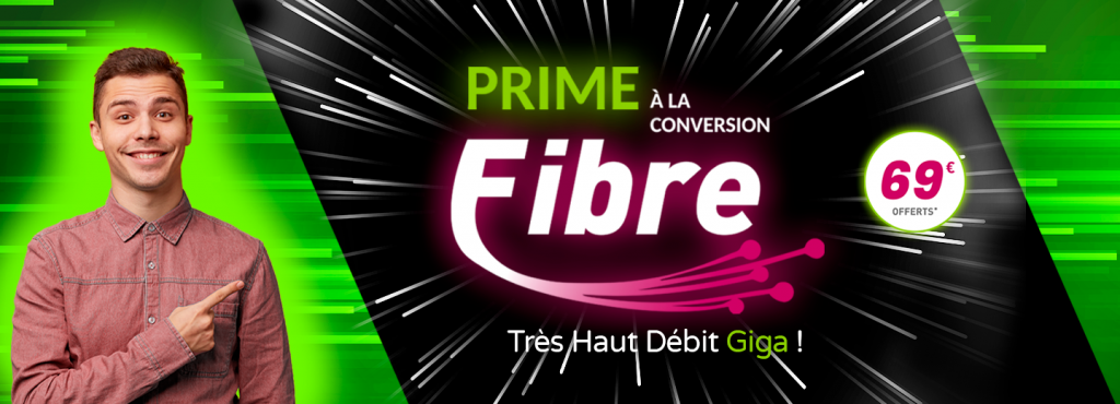 Kiwi lance la prime à la Conversion Fibre !