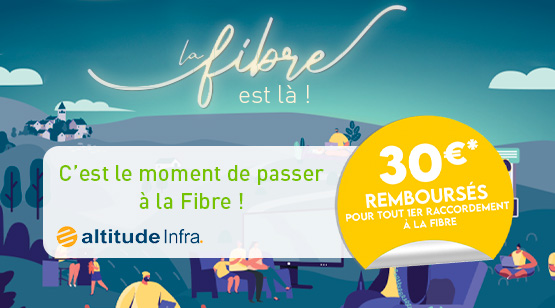 Quittez l'ADSL pour la Fibre et recevez 30€ !