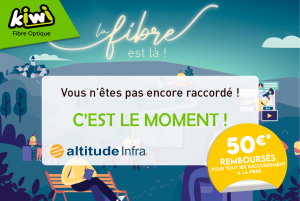 Quittez l'ADSL pour la Fibre et recevez 50€ ! 3