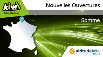 Somme : nouvelles communes éligibles à la Fibre optique Kiwi !