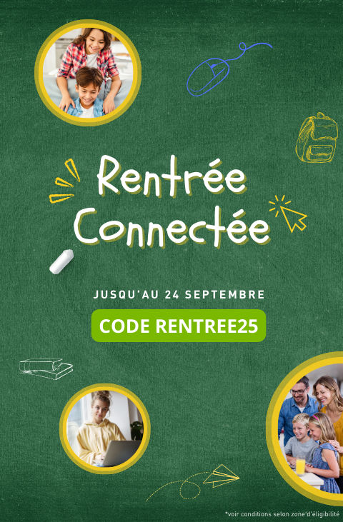 Offres à 29,90€ et frais d'activation offerts !